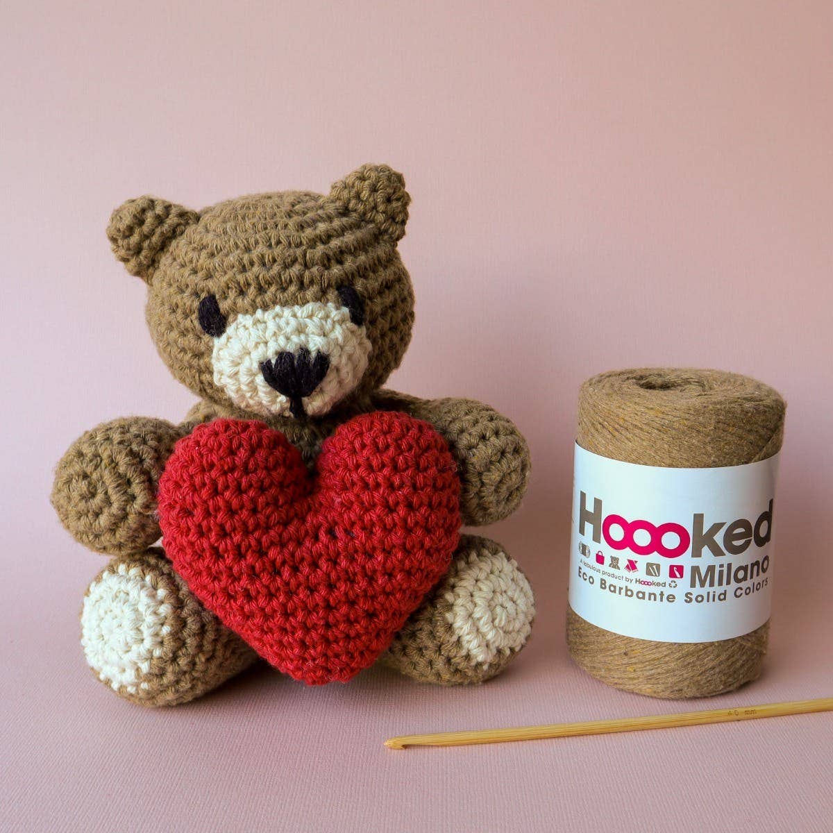 Valentino the Teddy Bear DIY Amigurumi Crochet Kit