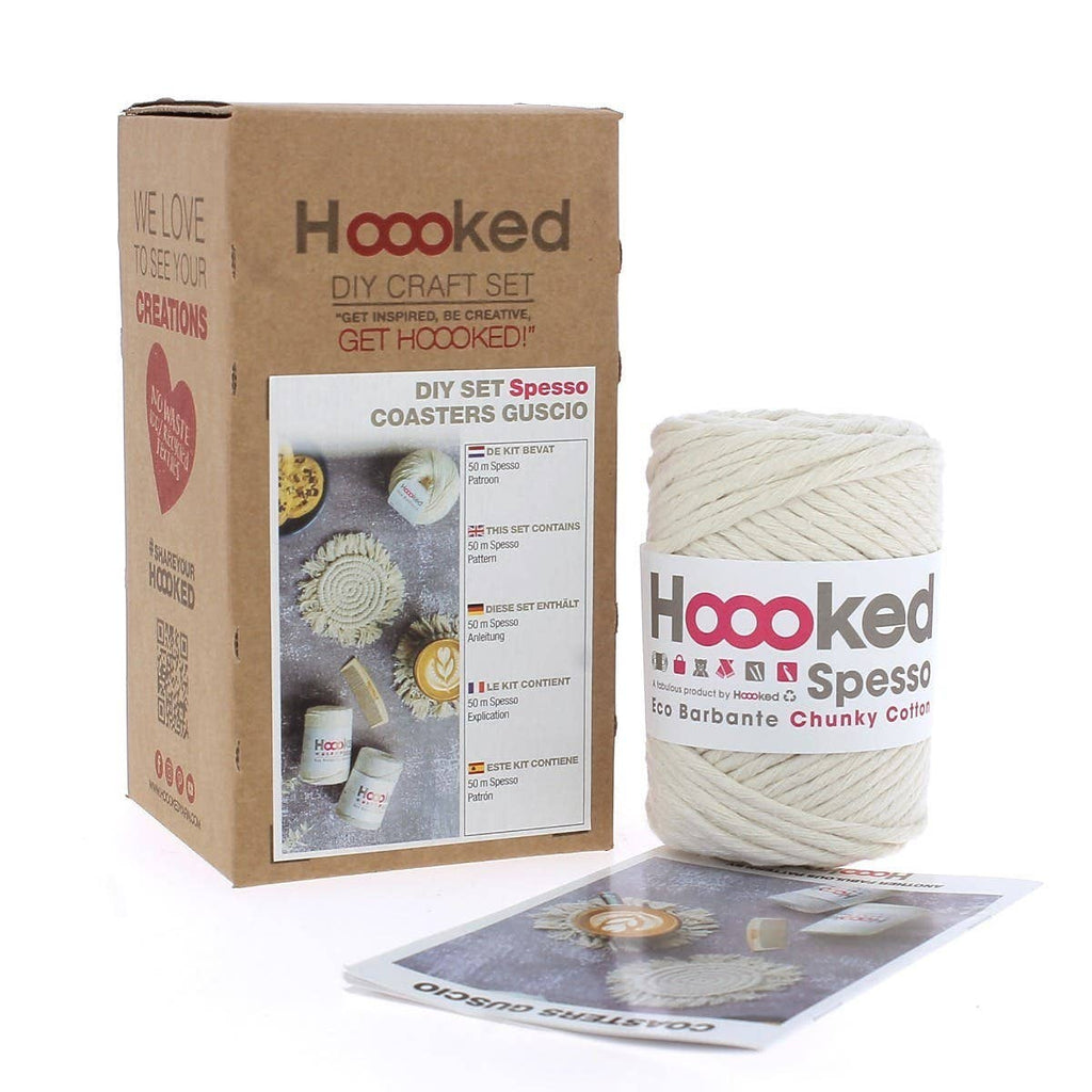 Macramé Coasters Kit – Almond