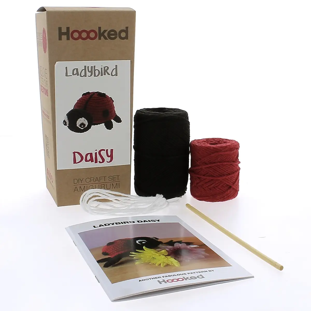 Daisy the Ladybug DIY Amigurumi Crochet Kit