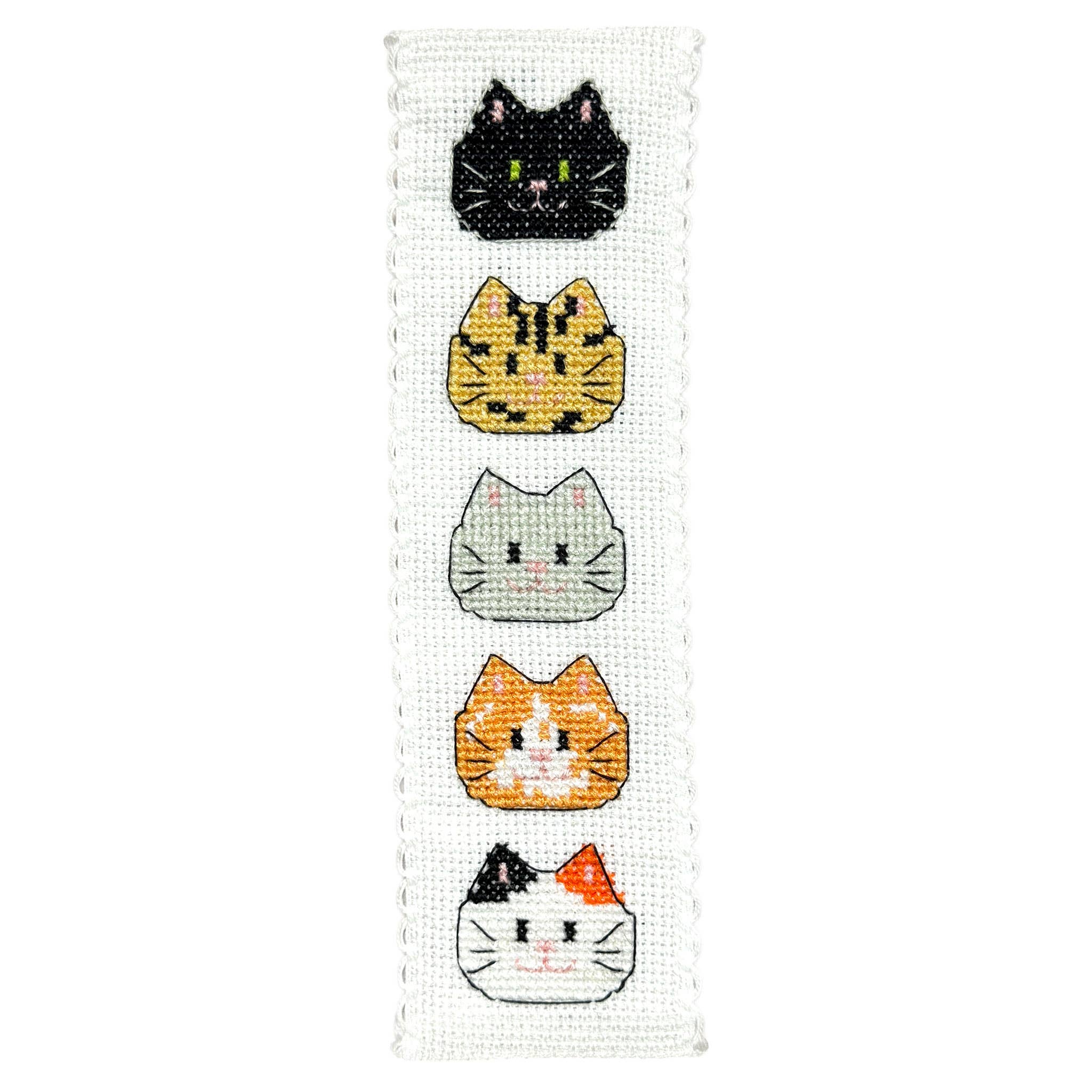 Cats Cross Stitch Bookmark Kit