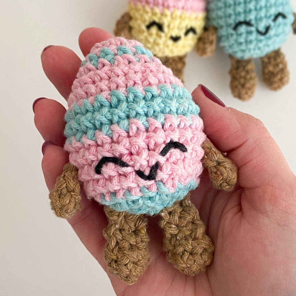 Happy Hoppy Easter Eggs DIY Amigurumi Crochet Kit