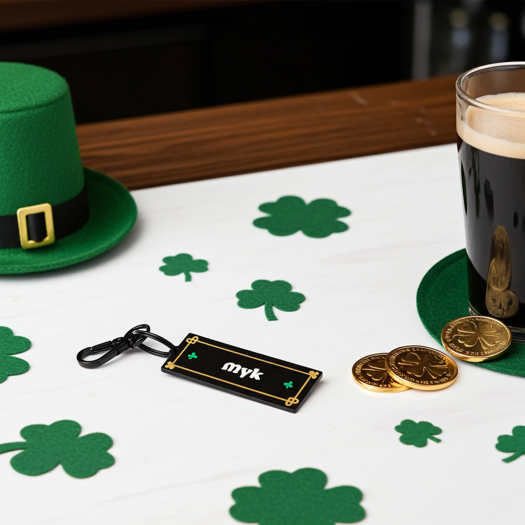 Personalized Celtic Keychain