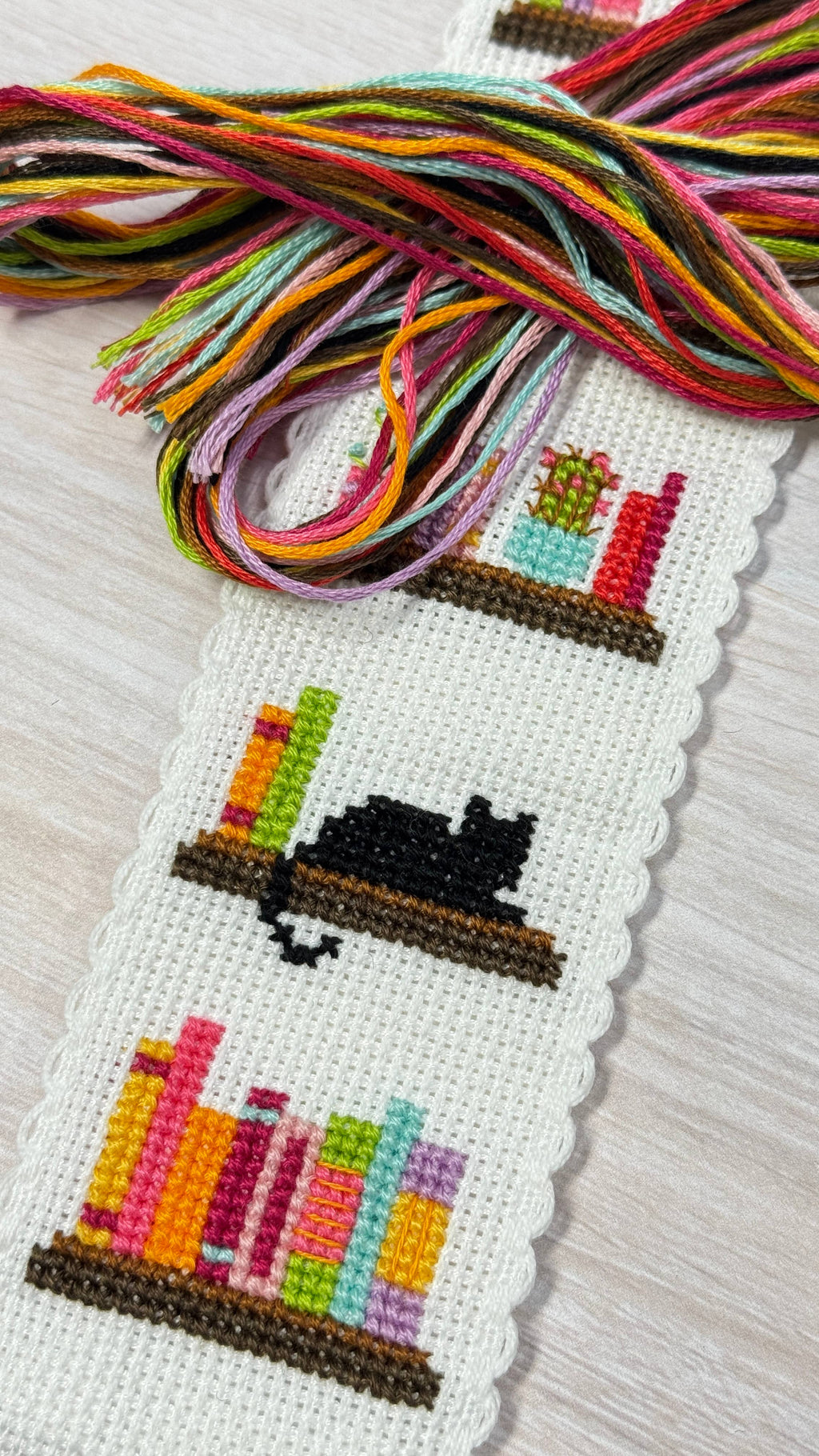 Book Lover Cross Stitch Bookmark Kit