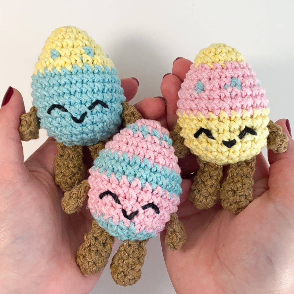 Happy Hoppy Easter Eggs DIY Amigurumi Crochet Kit