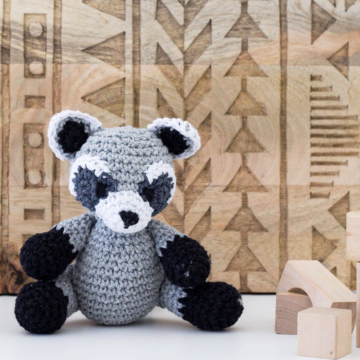 Ricky the Raccoon DIY Amigurumi Crochet Kit